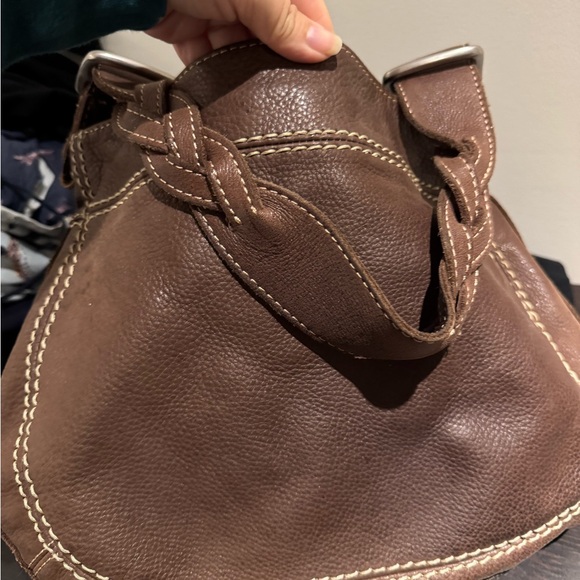 Fossil brown leather satchel, gently used - Picture 6 of 6